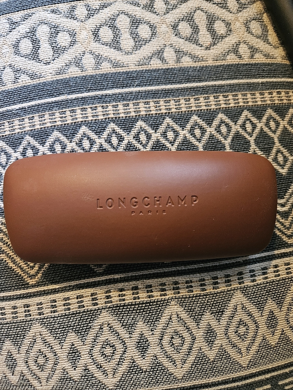 Longchamp Brown Hard Sunglasses Case